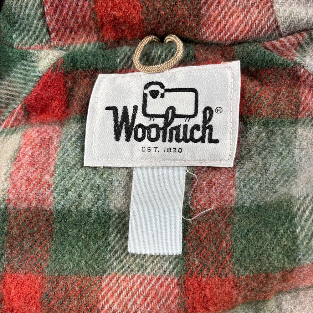 Vintage 90's Woolrich Parka Hunting Jacket‎ Men Medium Beige  Full Zip Hooded - Picture 6 of 9